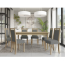 Rozkládací jídelní stůl se 6 židlemi AL03