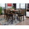 Rozkládací jídelní stůl se 6 židlemi AL15