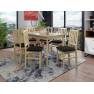 Rozkládací jídelní stůl se 6 židlemi AL15