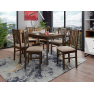 Rozkládací jídelní stůl se 6 židlemi AL15