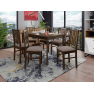Rozkládací jídelní stůl se 6 židlemi AL15