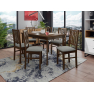 Rozkládací jídelní stůl se 6 židlemi AL15