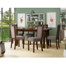 Rozkládací jídelní stůl se 6 židlemi AL10