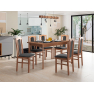 Rozkládací jídelní stůl se 6 židlemi AL08