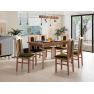 Rozkládací jídelní stůl se 6 židlemi AL08