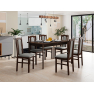 Rozkládací jídelní stůl se 6 židlemi AL08