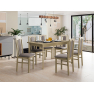 Rozkládací jídelní stůl se 6 židlemi AL08