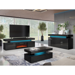 Obývací stěna s biokrbem Lestirola II