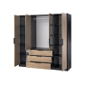 Šatní skříň se zrcadlem Pangaz D4