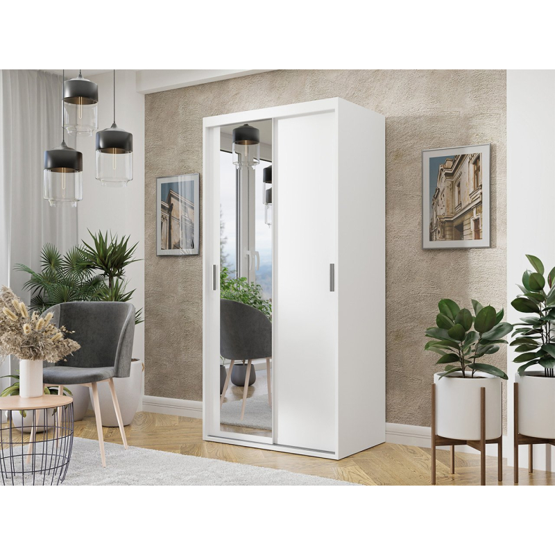 Šatní skříň se zrcadlem Missisipi 100