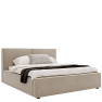 Čalouněná manželská postel s úložným prostorem Sokoz