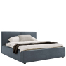 Čalouněná manželská postel s úložným prostorem Sokoz
