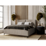 Čalouněná manželská postel s úložným prostorem Camtalo