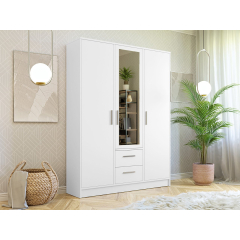 Šatní skříň se zrcadlem Neralli 153