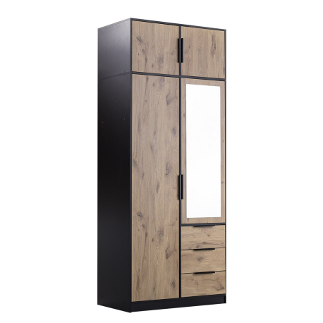 Šatní skříň se zrcadlem Pangaz D2