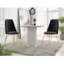 Sada 2 čalouněných židlí K460