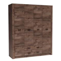 Čtyřdveřová šatní skříň Nadia N18