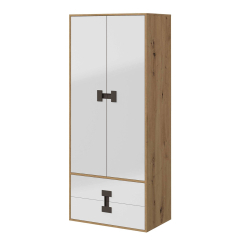 Dvoudvěrová šatní skříň Tikrote 80 TE01