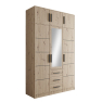 Šatní skříň se zrcadlem Korku D3