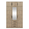 Šatní skříň se zrcadlem Korku D3
