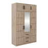 Šatní skříň se zrcadlem Korku D3