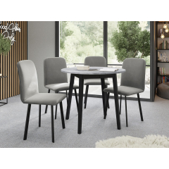 Rozkládací stůl Kirtore S 90 se 4 židlemi Lekoz