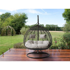 Dvojité závěsné křeslo Lima