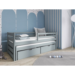 Dětská dvoulůžková postel se zásuvkami Pilksis 80