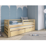 Dětská dvoulůžková postel se zásuvkami Pilksis 90
