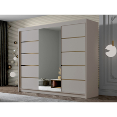 Šatní skříň se zrcadlem Gamirut VI 250