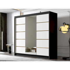 Šatní skříň se zrcadlem Fezzart VI 200