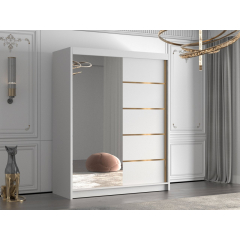 Šatní skříň se zrcadlem Hazren III 150