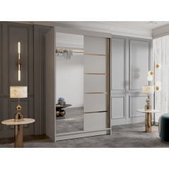 Šatní skříň se zrcadlem Menny III 100