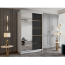 Šatní skříň se zrcadlem Menny III 100