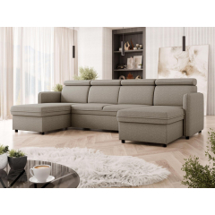 Rohová rozkládací sedačka ve tvaru U Nivorra U