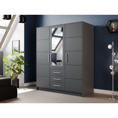 Šatní skříň se zrcadlem Lily D3