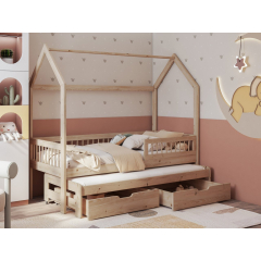 Dětská postel s úložným prostorem Karlix 90