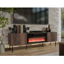 TV skříňka s krbem Ostani 180