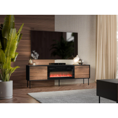 Tv skříňka s krbem Heprano 180