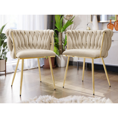 Set dvou čalouněných židlí Archie DC-1142