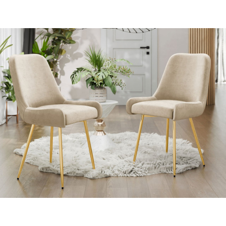 Set dvou čalouněných jídelních židlí Archie DC-1148