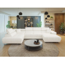 Rohová rozkládací sedačka ve tvaru U Torezio Bis