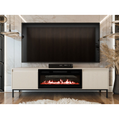 TV skříňka s krbem Samker 2K EF
