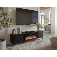 TV skříňka s krbem Newort 200 EF