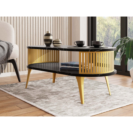 Oválný konferenční stolek Mozimo Gold