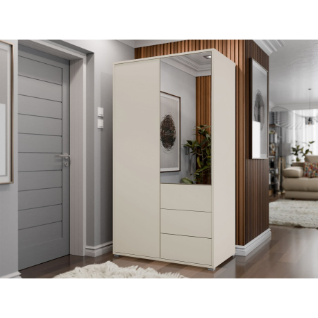 Šatní skříň se zrcadlem Alekto 2D3SZ AK13