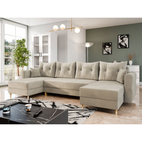 Rohová pohovka s funkcí spaní Saniolan U