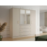 Šatní skříň se zrcadlem Senila Lux D4