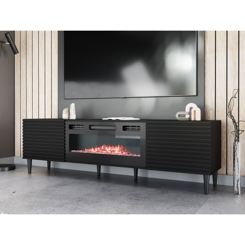 TV skříňka s krbem Sorleto 2K EF