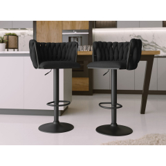 Set 2 ks barových židlí Archie BS-1142/BK